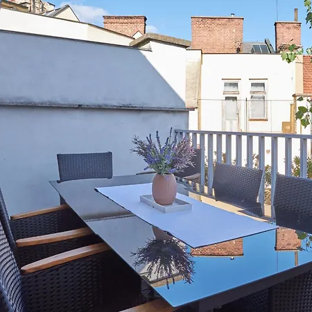 Zatecka - Terrace In The Old Town Prague
